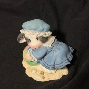 Mary Moo Moos Cow Figurine
